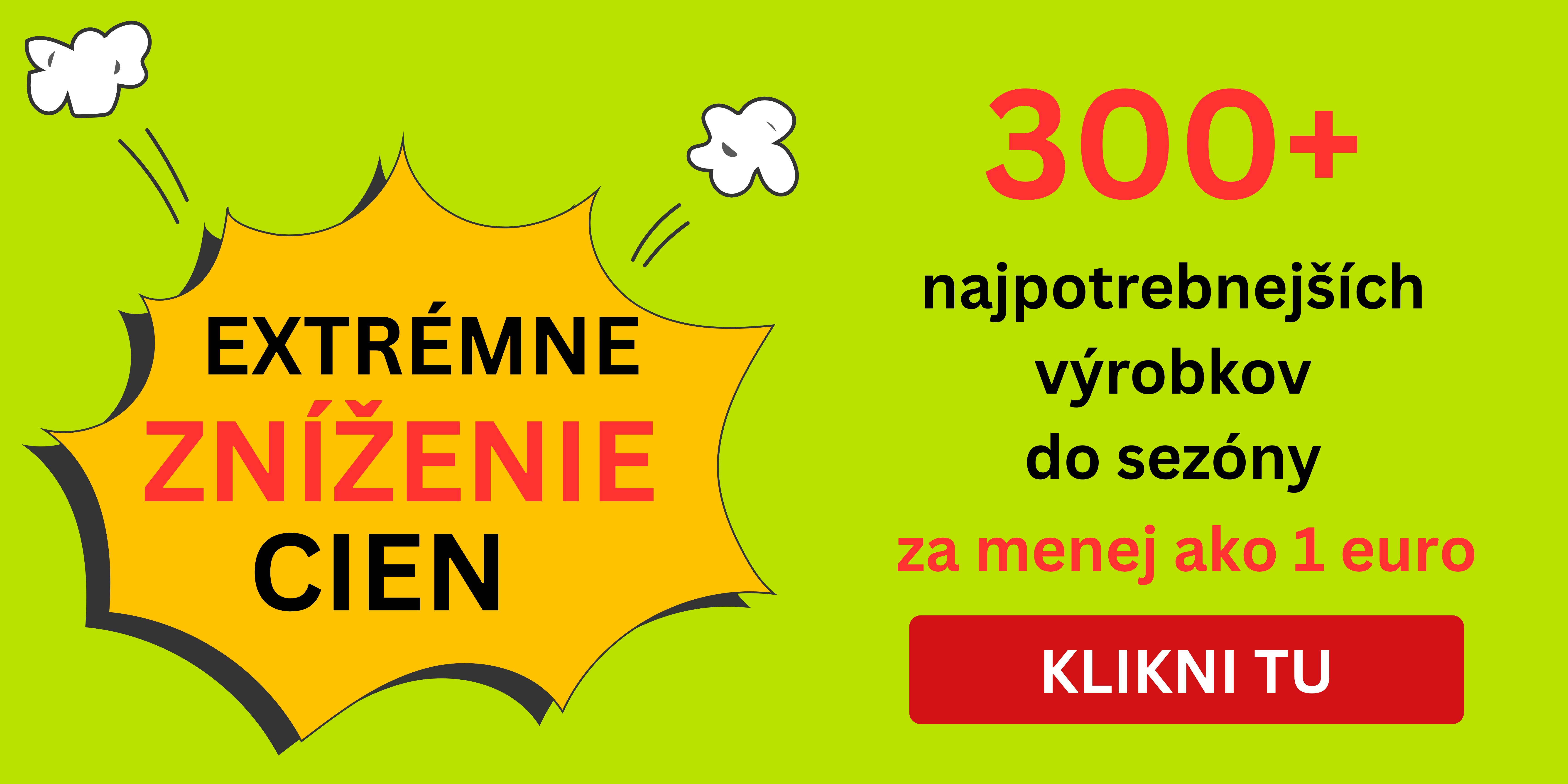 Extrémne zníženie cien