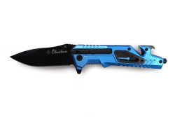 Nôž skladací Obsidian modrý 22cm + podpaľovač Nôž skladací Obsidian modrý 22cm + podpaľovač