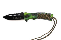 Nôž skladací Radient zelený maskáč 21,5cm + podpaľovač Nôž skladací Radient zelený maskáč 21,5cm + podpaľovač